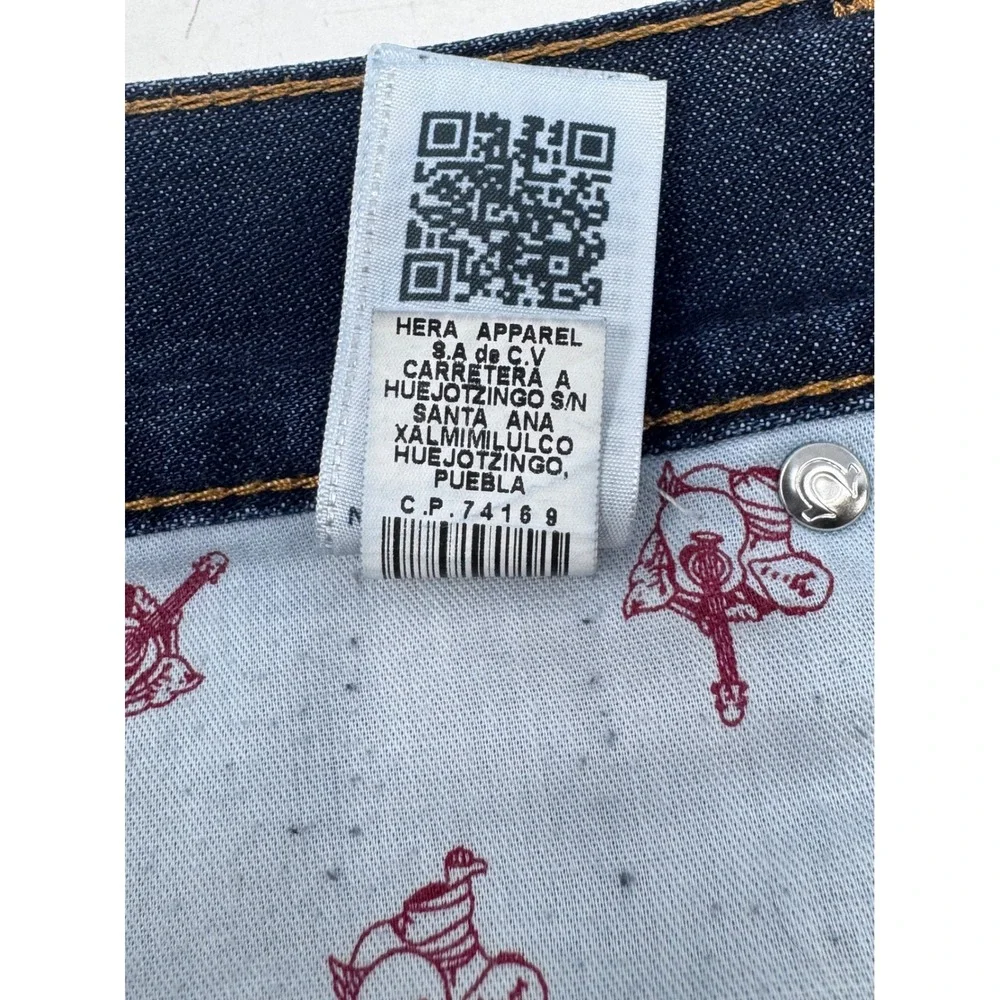 True Religion Men's Billy Flap Sn‎ Relaxed Bootcut Jeans Size 38 Made in Mexico